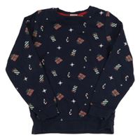 Tmavomodrá mikina s darčekmi Lupilu