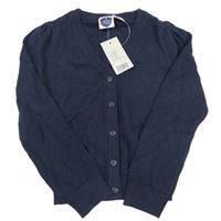 Nové - tmavomodrý ľahký prepínaci sveter