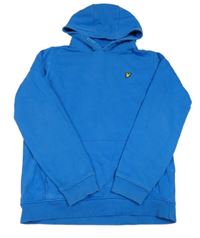 Modrá mikina s nášivkou a kapucí Lile&Scott