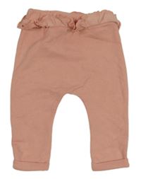 Svetloružové tepláky s volánikom Matalan