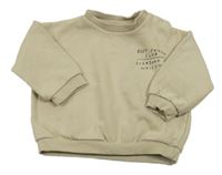 Béžová mikina s nápisom F&F