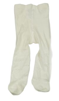 Smotanové pančuchy s mašličkami H&M