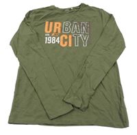 Khaki triko s nápisem name it.