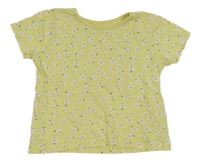 Žlté kvetované tričko M&Co.