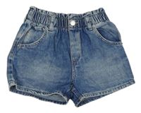 Modré riflové kraťasy s kapsami H&M