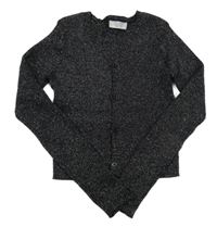 Čierno-strieborný prepínaci crop sveter Primark