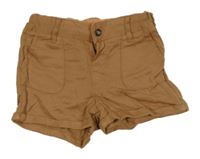 Hnedé ľahké chino kraťasy H&M