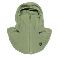 Zelená fleecová kukla