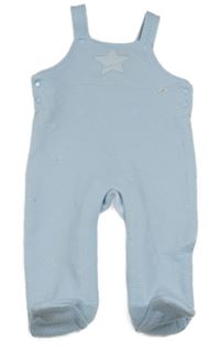 Světlemodré dupačky s hviezdou