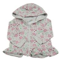 Svetlosivá prepínaci mikina s Peppou a duhami