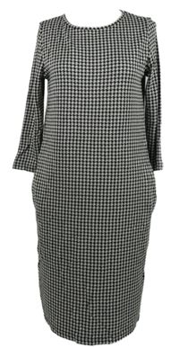 Dámské černo-bílé vzorované šaty Bodyflirt 