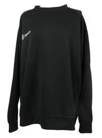 Pánská černá sportovní mikina s logem Clique 