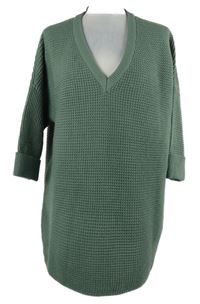 Dámská khaki svetrová oversized tunika Vero Moda 