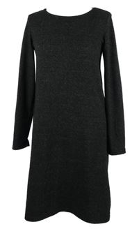 Dámské tmavošedé svetrové šaty Janina 