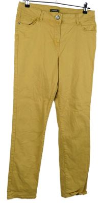 Dámské okrové slim rifle Bonmarché 