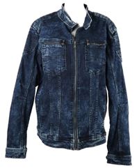 Pánská tmavomodrá riflová bunda Jean Pascale 