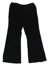 Čierne elastické nohavice H&M