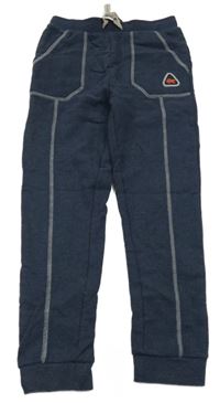 Tmavomodré tepláky s nášivkou zn.kids