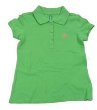 Zelené polo tričko s logem Benetton