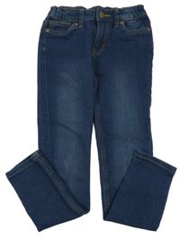 Tmavomodré elastické rifle Y.F.K.