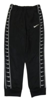 Čierne športové tepláky s logom Nike