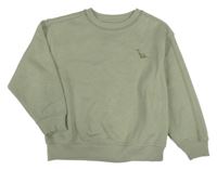 Khaki mikina s dinem Primark