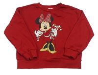 Červená mikina s Minnie Primark