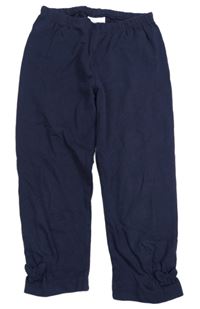 Tmavomodré crop legíny s motýlikmi Topolino