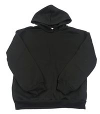 Čierna mikina s kapucňou Shein