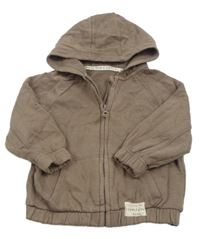 Béžová prepínaci mikina s kapucňou George