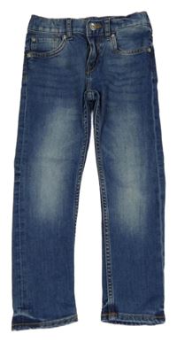 Modré slim rifle Denim Co.