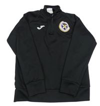 Čierna športová mikina s nášivkou Joma