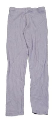 Lila žebrované legíny George