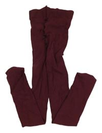 Vínové pančuchy H&M