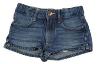 Tmavomodré rifľové kraťasy Denim Co.