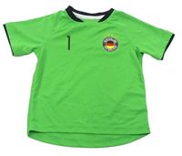 Zelený funkční fotbalový dres Deutschland