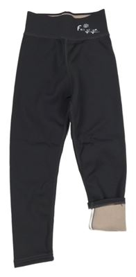 Šedé thermo legíny s logem 