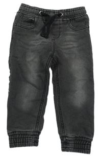 Tmavosivé teplákové rifle Lupilu