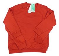 Nové - 2x - Červená mikina George 