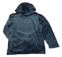 Tmavosivá zamatová funkčná mikina s kapucňou Regatta