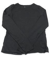 Tmavosivé tričko H&M
