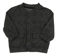 Čierno-sivá kockovaná prepínaci mikina F&F