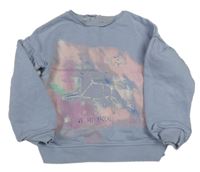 Svetlomodrá mikina s jednorožcom M&S