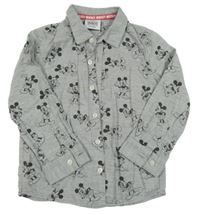 Šedá košile s Mickeym Next