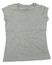 Sivé melírované tričko