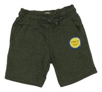Nové - Khaki teplákové kraťasy F&F