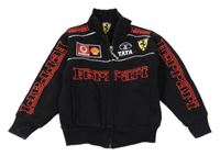 Černá propínací mikina Ferrari
