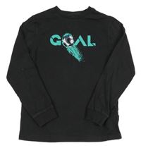 Čiernošedé pyžamové tričko s loptou M&S