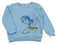 Modrá mikina s PAW PATROL - Chase nickelodeon