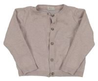 Svetlofialový melírovaný prepínaci crop sveter Next